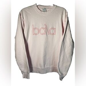 Bala Blush Pink Crewneck Sweatshirt Size S